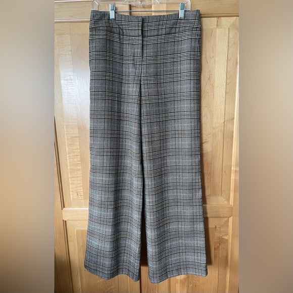 Wool Wide Leg Trousers - Picture 2 of 4